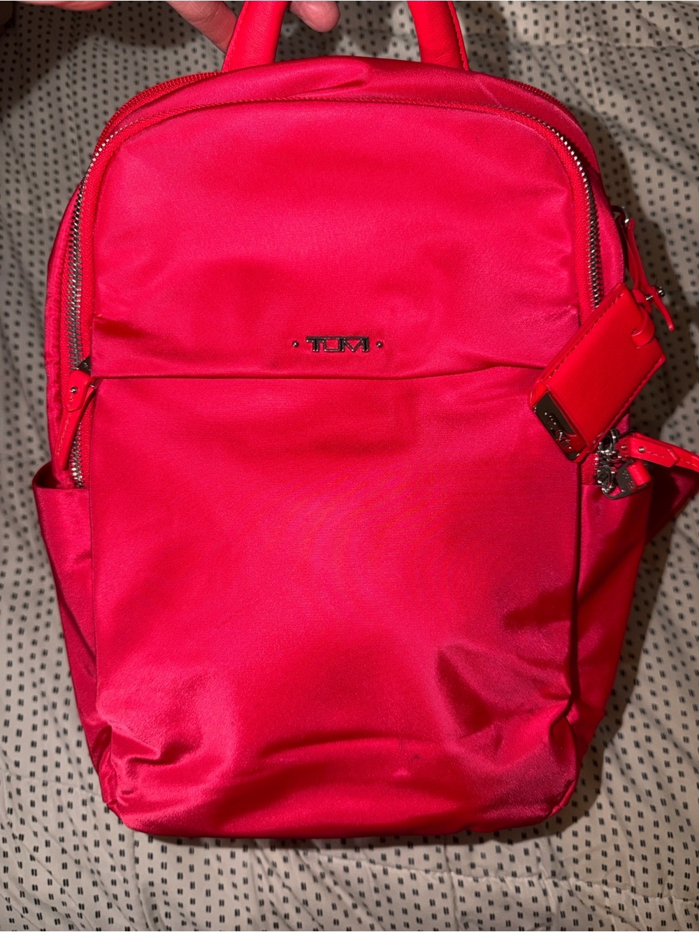 Tumi Hot Pink Nylon Backpack